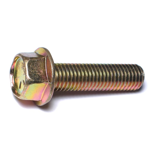 Midwest Fastener Grade 8, 5/8"-11 Flange Bolt, Zinc Plated Steel, 2-1/2 in L, 2 PK 71685 - main